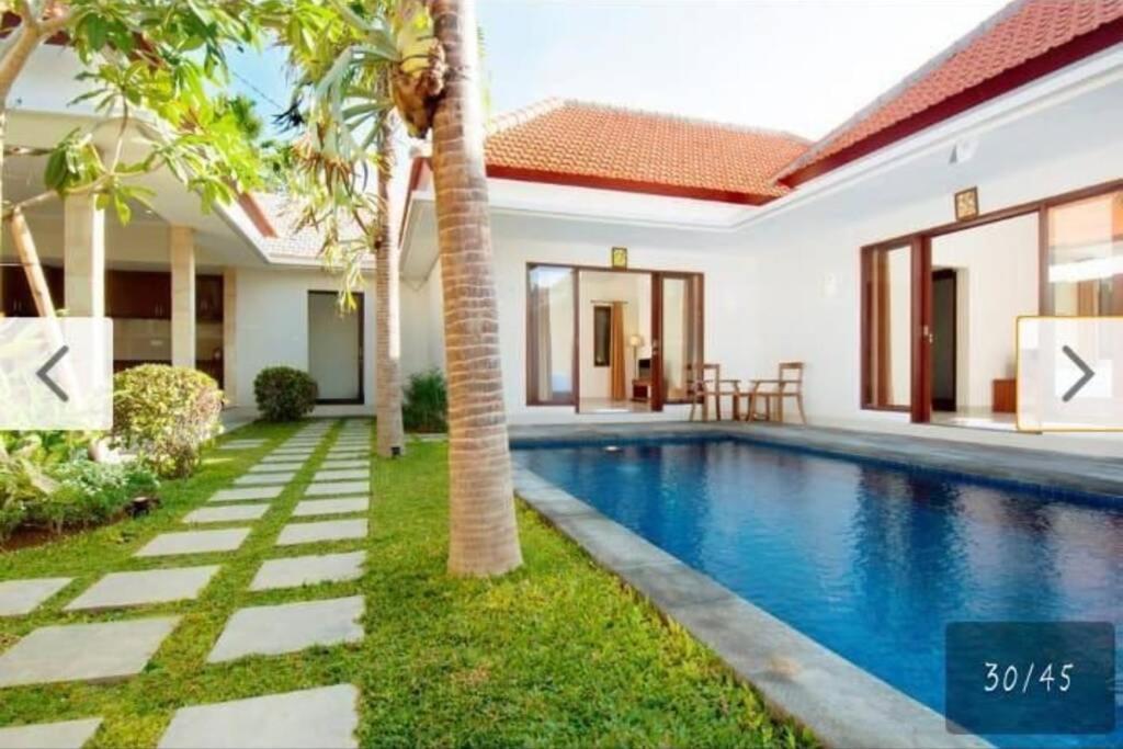 Villa Akmali Berawa - 3 Bedrooms 坎古 外观 照片